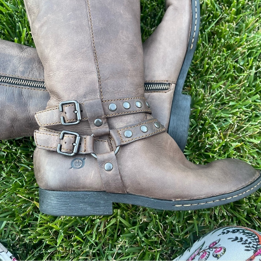 Born Brown Over-the-Knee Leather Boots - Picture 7 of 14